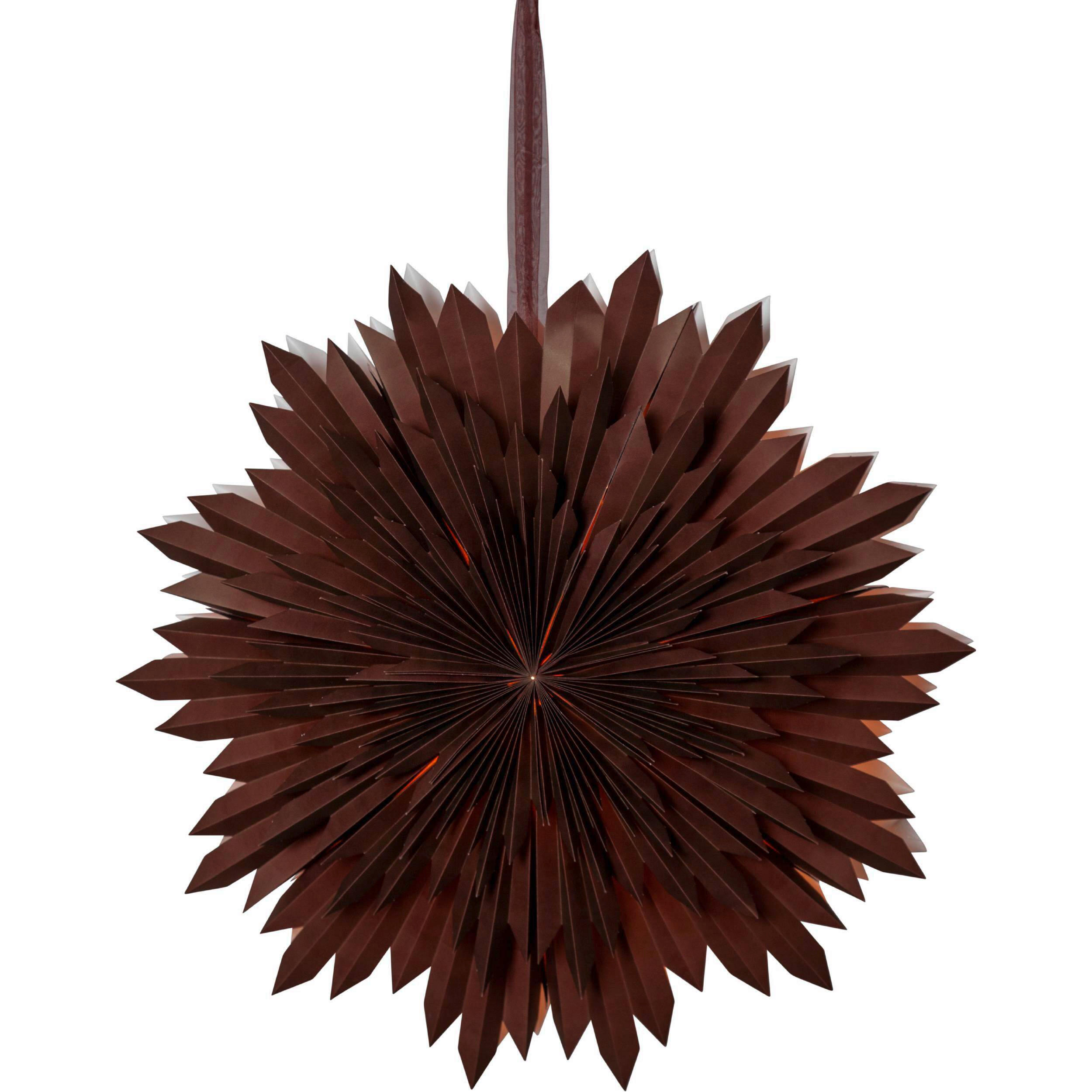 LED-DEKOLEUCHTE 60/20/60 cm   - Braun, Basics, Papier (60/20/60cm) - Eglo
