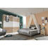BOXSPRINGBETT 180/200 cm in Grau - Grau, Design, Textil/Metall (180/200cm) - Carryhome BOXSPRINGBETT 180/200 cm in Grau - Grau, Design, Textil/Metall (180/200cm) - Carryhome