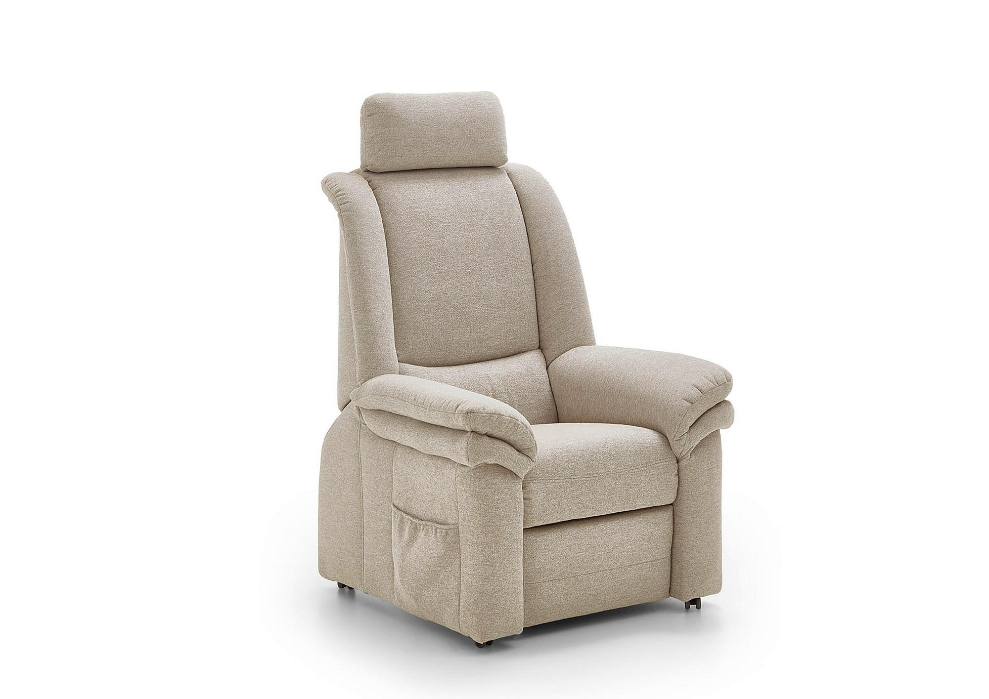 FOTEL - bézs, Konventionell, textil/fém (94/105/94cm) - Beldomo Comfort