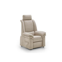 FOTEL - bézs, Konventionell, textil/fém (94/105/94cm) - Beldomo Comfort