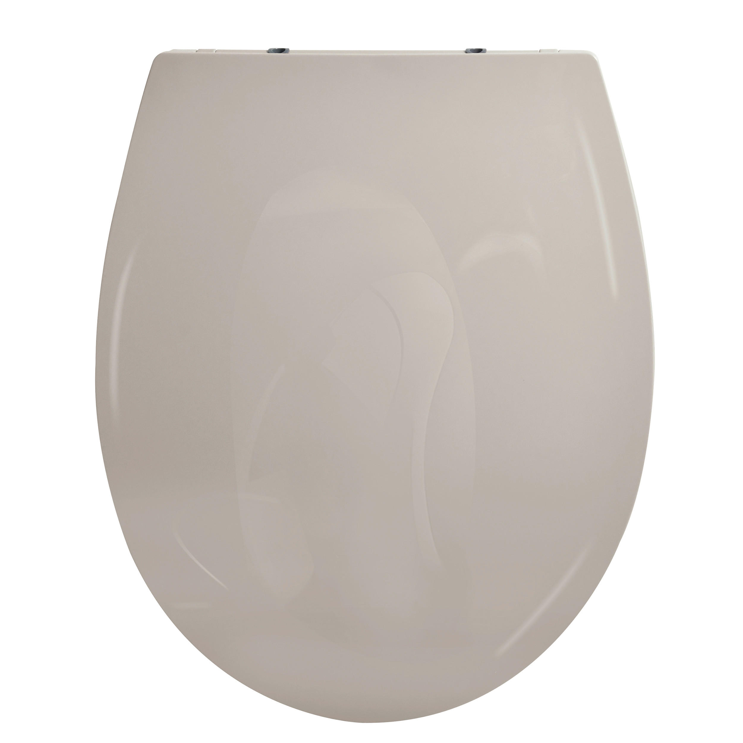WC-SITZ - Taupe, Basics, Kunststoff (38/5,5/46cm) - Spirella