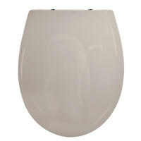 WC-SITZ Taupe  - Taupe, Basics, Kunststoff (38/5,5/46cm) - Spirella