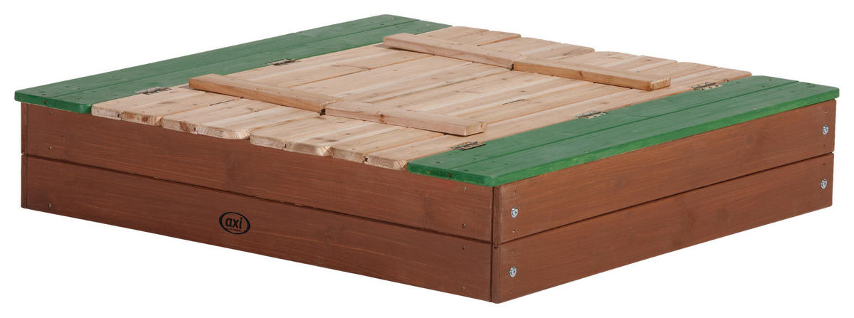 PIESKOVISKO - hnedá/zelená, Konventionell, drevo (95/20/100cm)