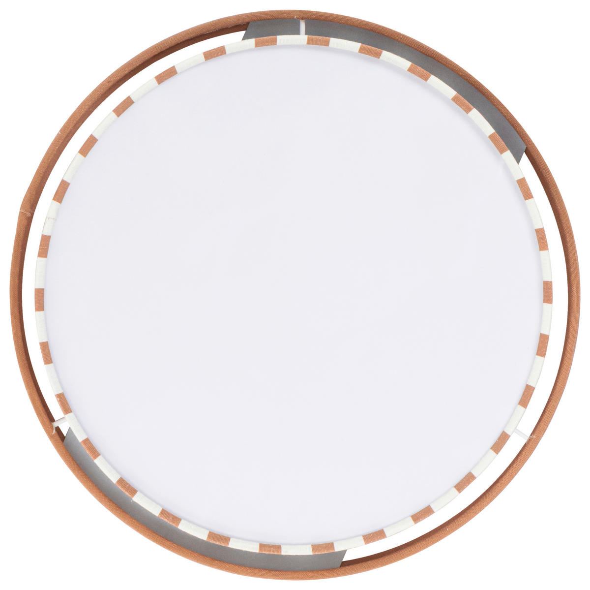 DECKENLEUCHTE  37/13 cm    - Braun/Naturfarben, MODERN, Kunststoff/Textil (37/13cm) - Novel
