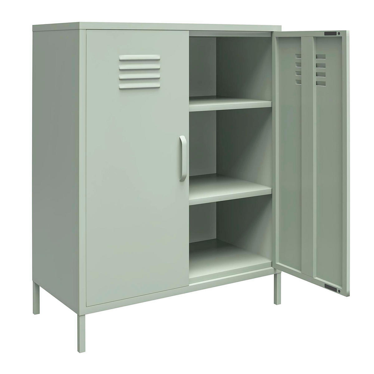 HIGHBOARD Mission District  in 40/102/80 cm  - Hellgrün/Grün, Design, Metall (40/102/80cm) - MID.YOU