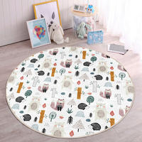 KINDERTEPPICH 120/120 cm Multicolor rund  - Multicolor, Basics, Textil (120/120cm)