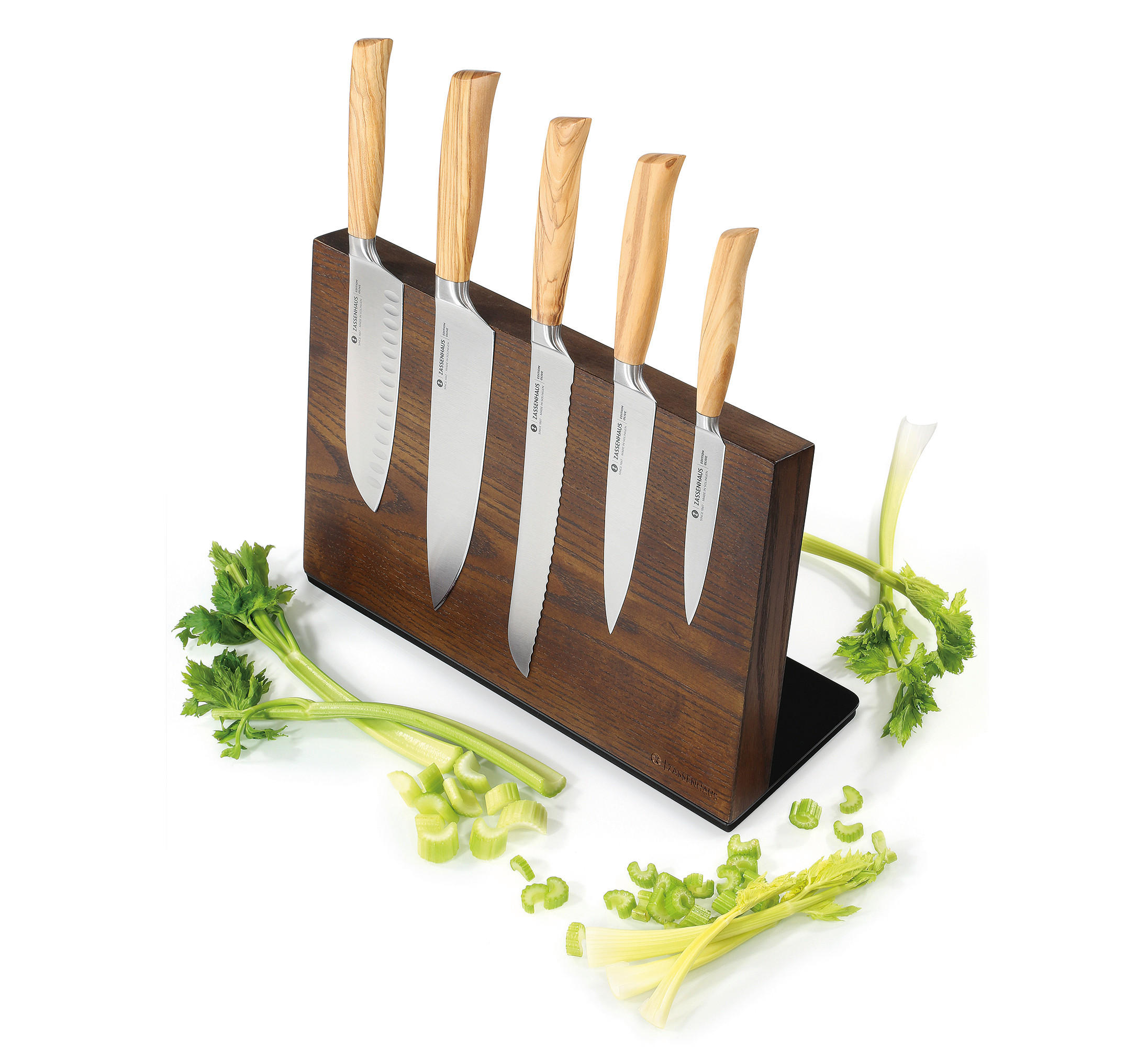 MESSERBLOCK  - Eschefarben, Basics, Holz (36/12,5/23cm) - Zassenhaus
