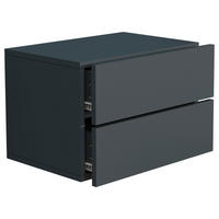 SÄNGBORD i antracit  - antracit, Modern, trämaterial (45/30/32cm) - MID.YOU