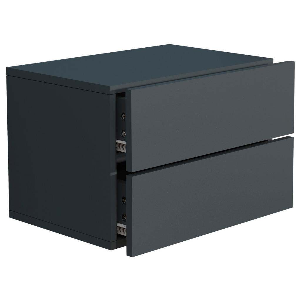 Nachtkästchen Usal L B: 45 Cm Anthrazit