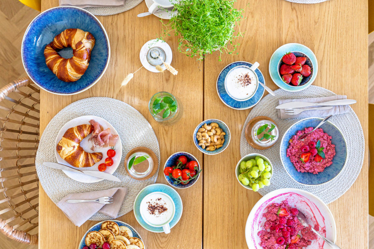 SCHÜSSELSET Frozen 9-teilig  - Blau, Basics, Keramik (26/7,5/26cm) - Mäser