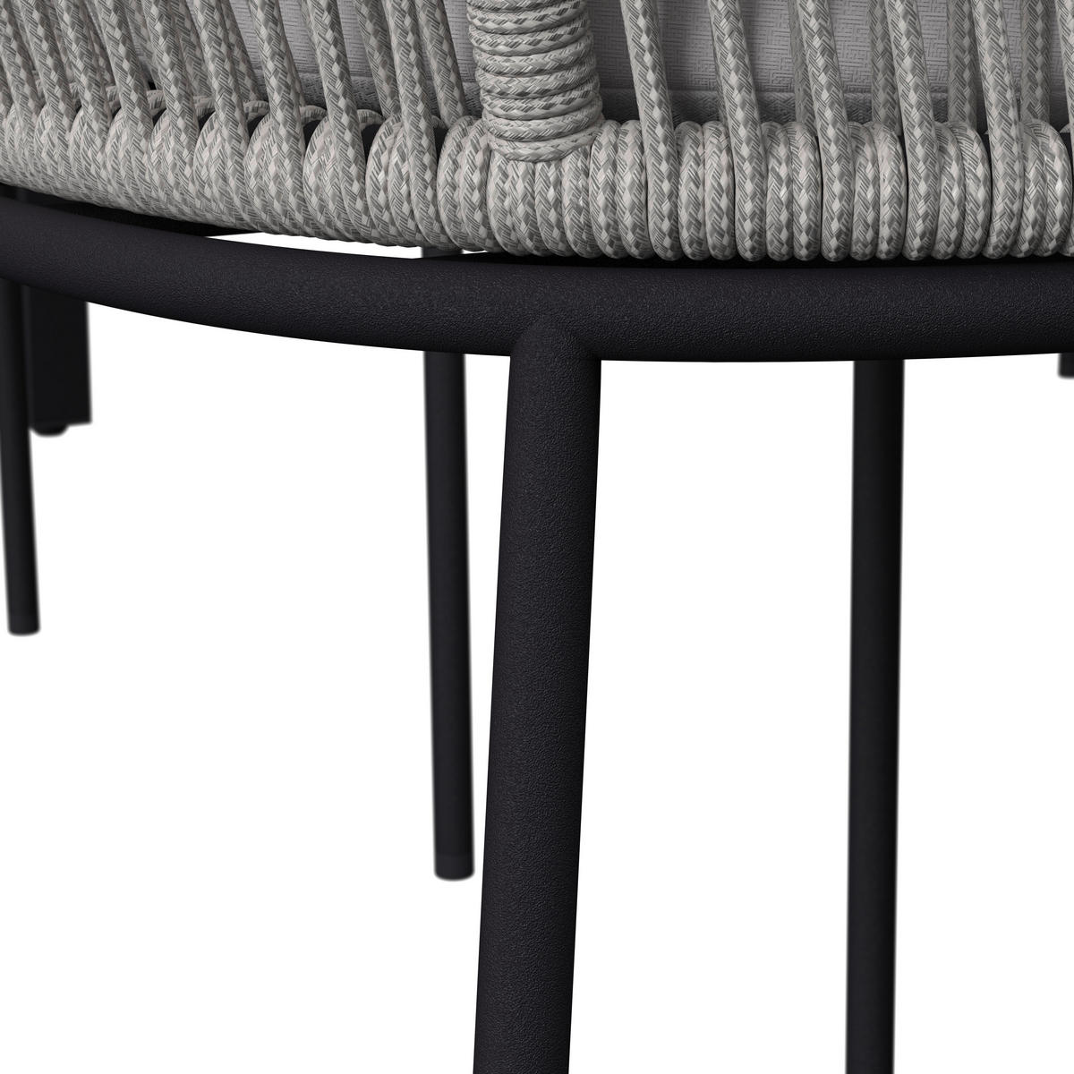 GARNITURA ZA BAŠTU  - boja akacije/siva, Moderno, drvo/metal - Bessagi Garden