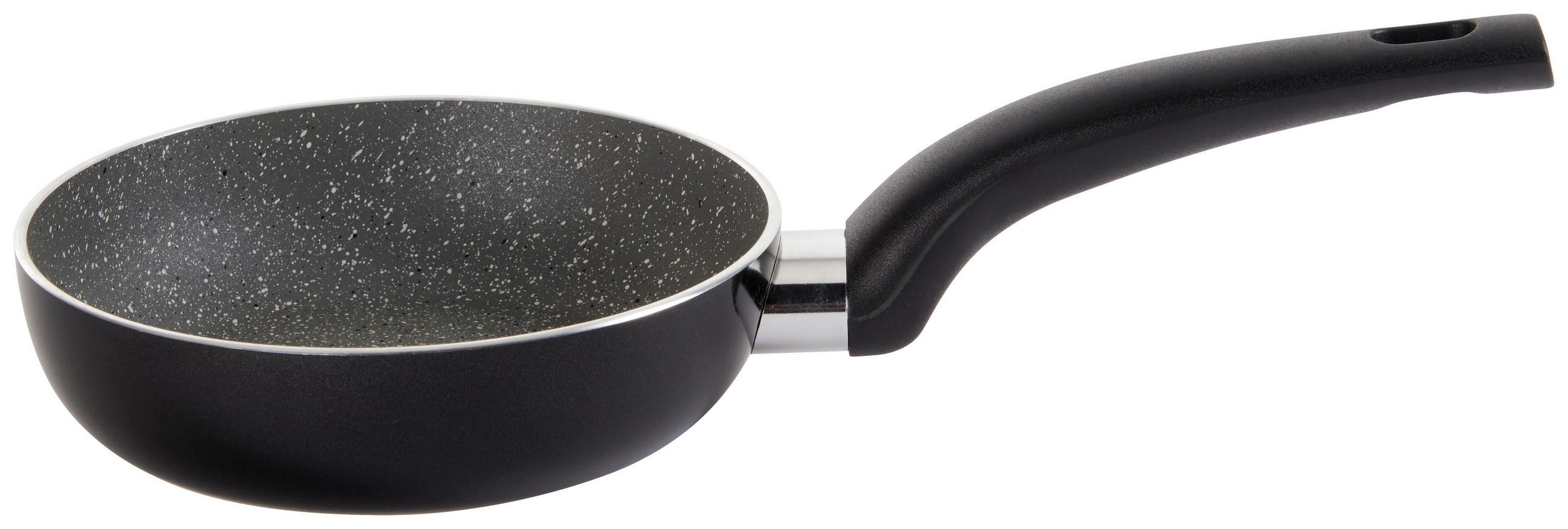 BRATPFANNE 16 cm  - Schwarz/Weiß, Basics, Kunststoff/Metall (16cm) - Homeware Profession.