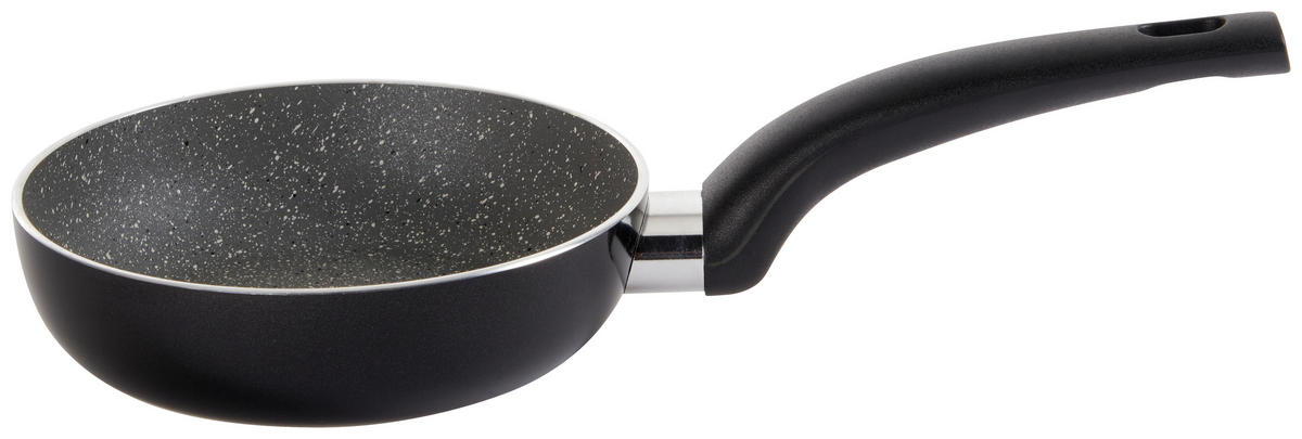 BRATPFANNE 16 cm  - Schwarz/Weiß, Basics, Kunststoff/Metall (16cm) - Homeware Profession.