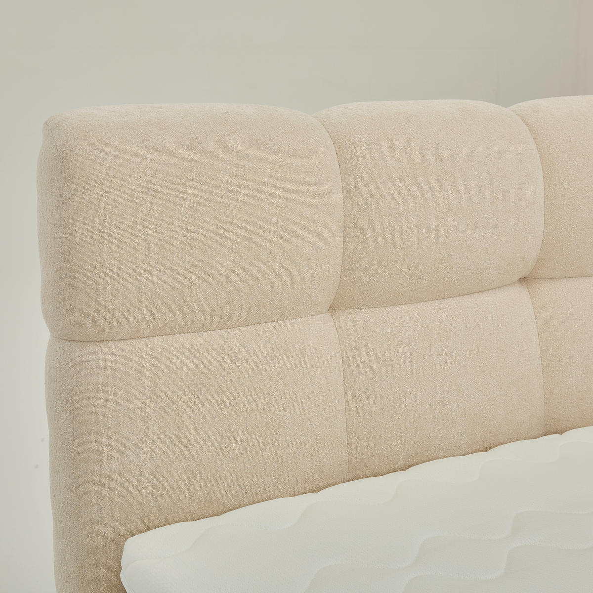 BOXBETT 180/200 cm  in Beige  - Beige/Schwarz, Design, Holz/Kunststoff (180/200cm) - Moderano