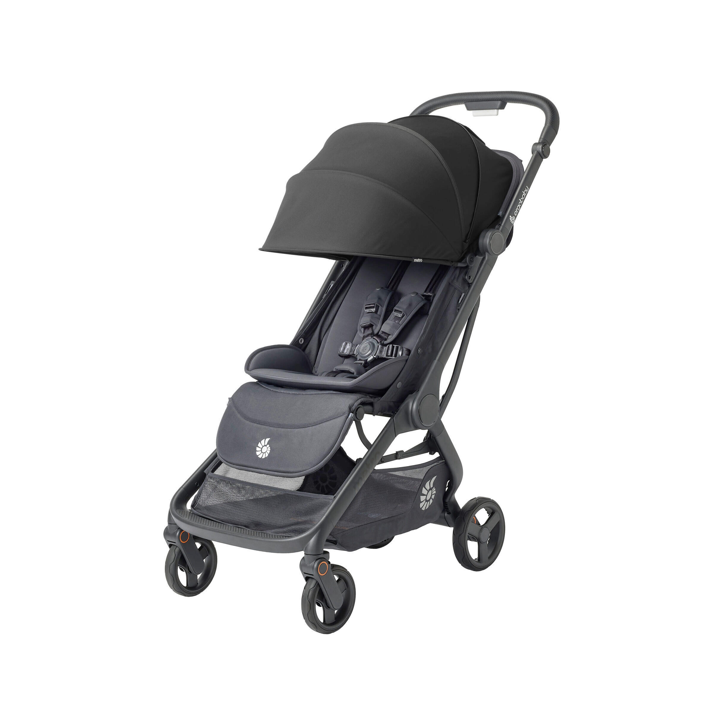 KIŠOBRAN KOLICA  METRO 3  - svijetlo siva/crna, Basics, tekstil/metal (23/44/56cm) - Ergo Baby