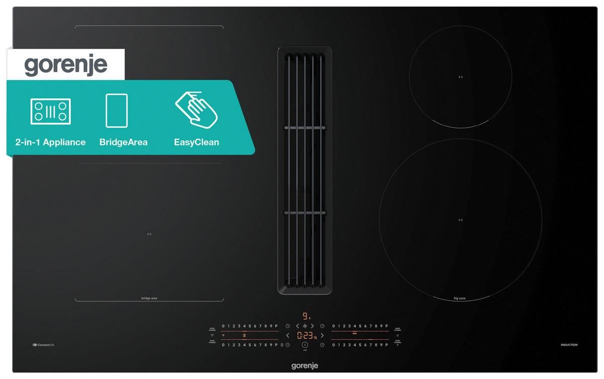 KOCHFELD-DUNSTABZUG-KOMBI  - MODERN (83/23,3/52cm) - Gorenje