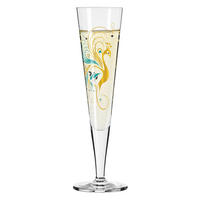 CHAMPAGNERGLAS 205 ml  - Transparent/Goldfarben, Design, Glas (7.2/24.0cm) - Ritzenhoff