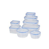 FRISCHHALTEDOSENSET Aufbewahrungsdosen 16-teilig  - Transparent, Basics, Kunststoff (28/15.5/15.2cm)