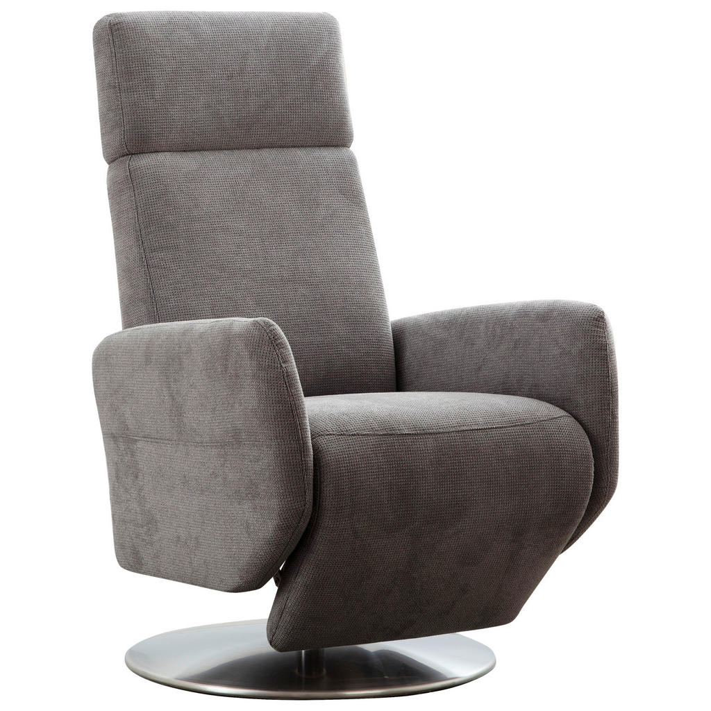 Thumbnail - Sit & More Drehstuhl, Dunkelbraun, Textil, Drehteller, 71x110x82 cm, Goldenes M, Oeko-Tex® Standard 100, Made in Europe,...