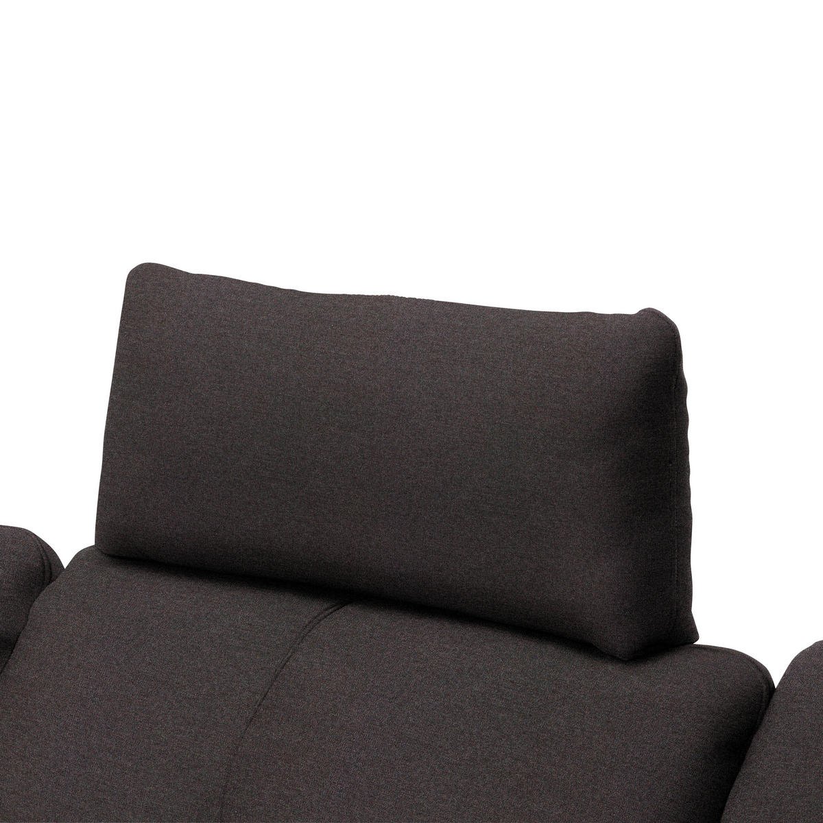 ECKSOFA in Webstoff Schwarz  179/301 cm  - Schwarz, Design, Textil/Metall (179/301cm) - Chilliano