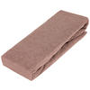 ELASTICKÉ PROSTĚRADLO, žerzej, šedohnědá, 90-100/200-220 cm - šedohnědá, Konvenční, textil (90-100/200-220cm) - Boxxx