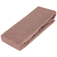 SPANNLEINTUCH 90-100/200-220 cm Jersey  - Taupe, KONVENTIONELL, Textil (90-100/200-220cm) - Boxxx