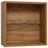 BADEZIMMERREGAL - Eichefarben, Design, Glas/Holzwerkstoff (45/45/18,8cm) - Dieter Knoll BADEZIMMERREGAL - Eichefarben, Design, Glas/Holzwerkstoff (45/45/18,8cm) - Dieter Knoll