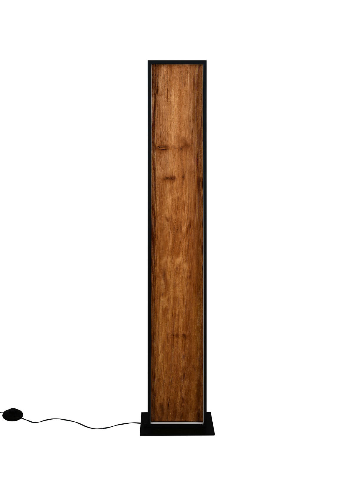 LED-STEHLEUCHTE KALEA 23/15/120 cm   - Schwarz, Natur, Metall (23/15/120cm) - Trio Leuchten