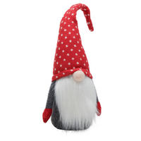 WICHTEL - Rot/Weiß, LIFESTYLE, Textil (10,5/8,5/38cm) - X-Mas