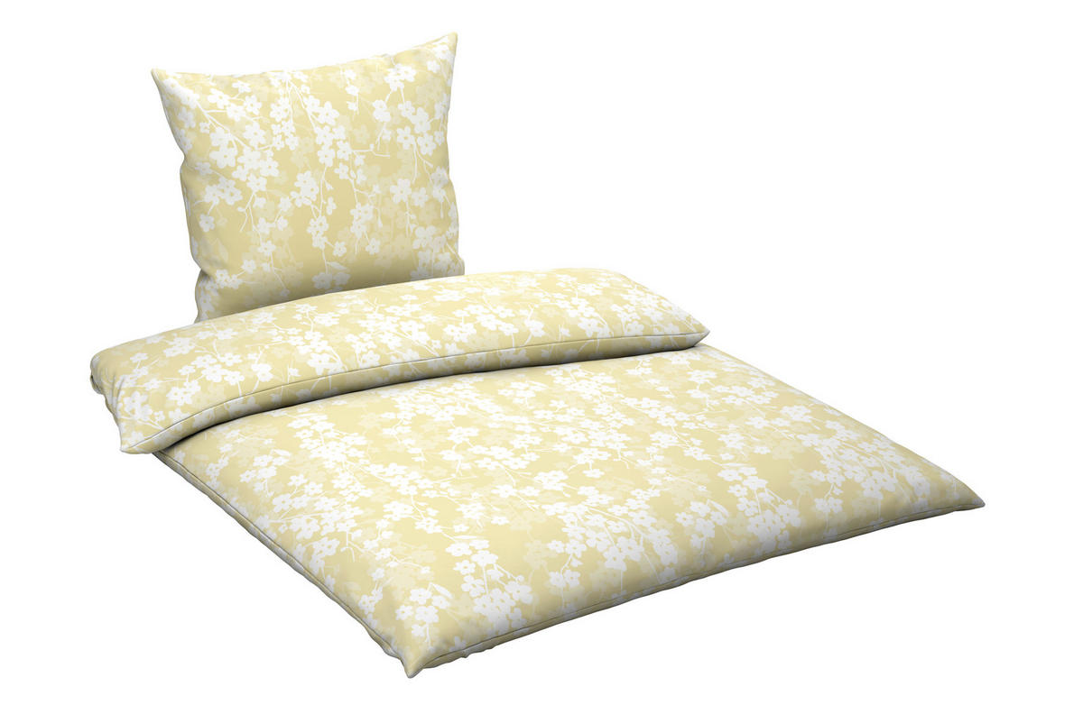 BETTWÄSCHE Musselin 200/200 cm  - Gelb, Textil (200/200cm) - Esposa