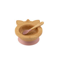 KINDERGESCHIRRSET  - Altrosa/Rosa, Basics, Naturmaterialien/Kunststoff