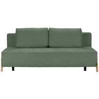 SCHLAFSOFA Chenille Grün  - Naturfarben/Grün, Design, Holz/Textil (211/88/102cm) - Niels Andersson