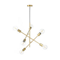 SVJETILJKA VISEĆA    100/100/100 cm    5098 CROSS  - zlatne boje, Konvencionalno, metal (100/100/100cm)