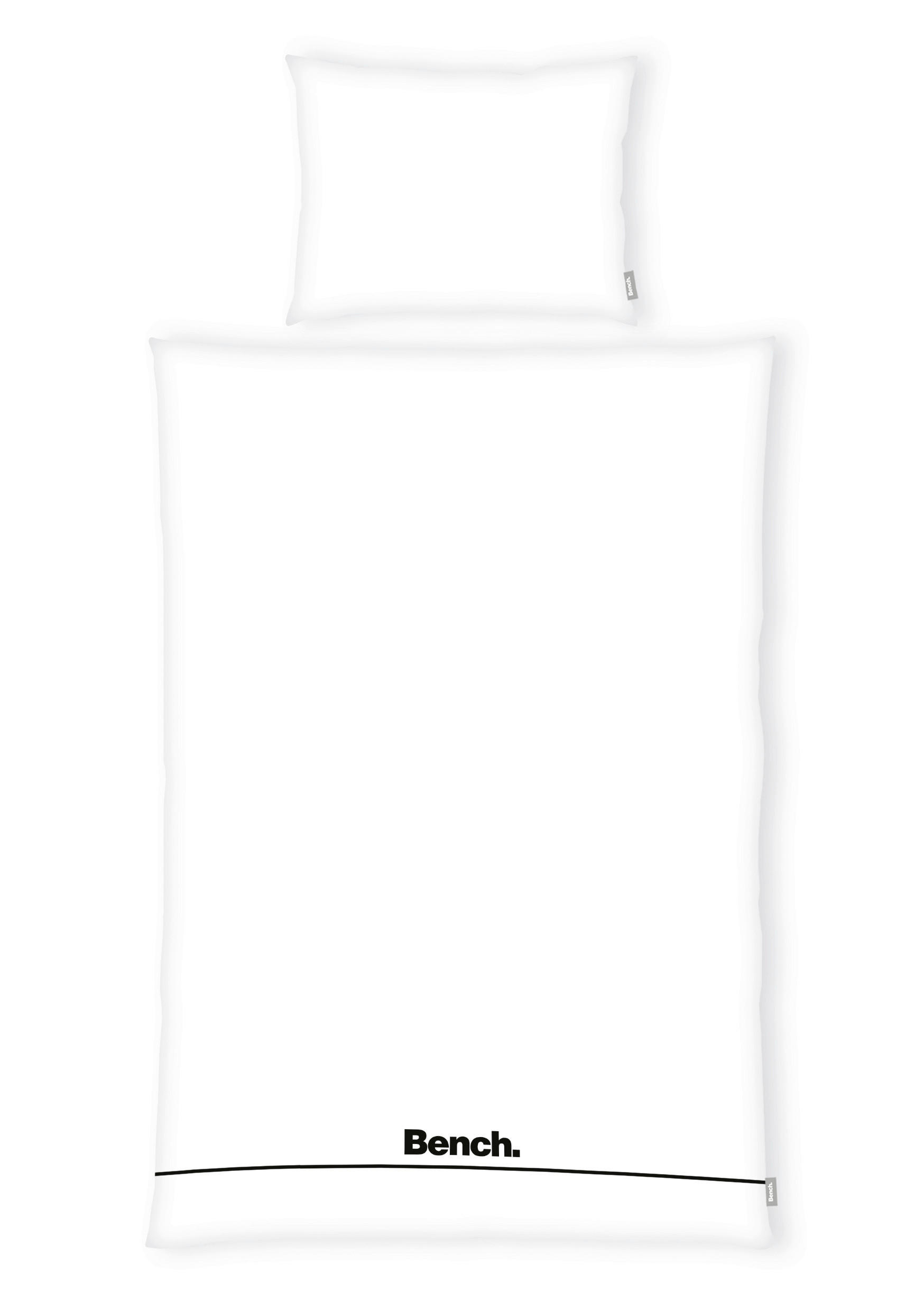 POSTELJINA ZA MLADE BENCH 140/200 cm renforcé tkanina crna, bela  - bela/crna, Konvencionalno, tekstil (140/200cm) - Bench