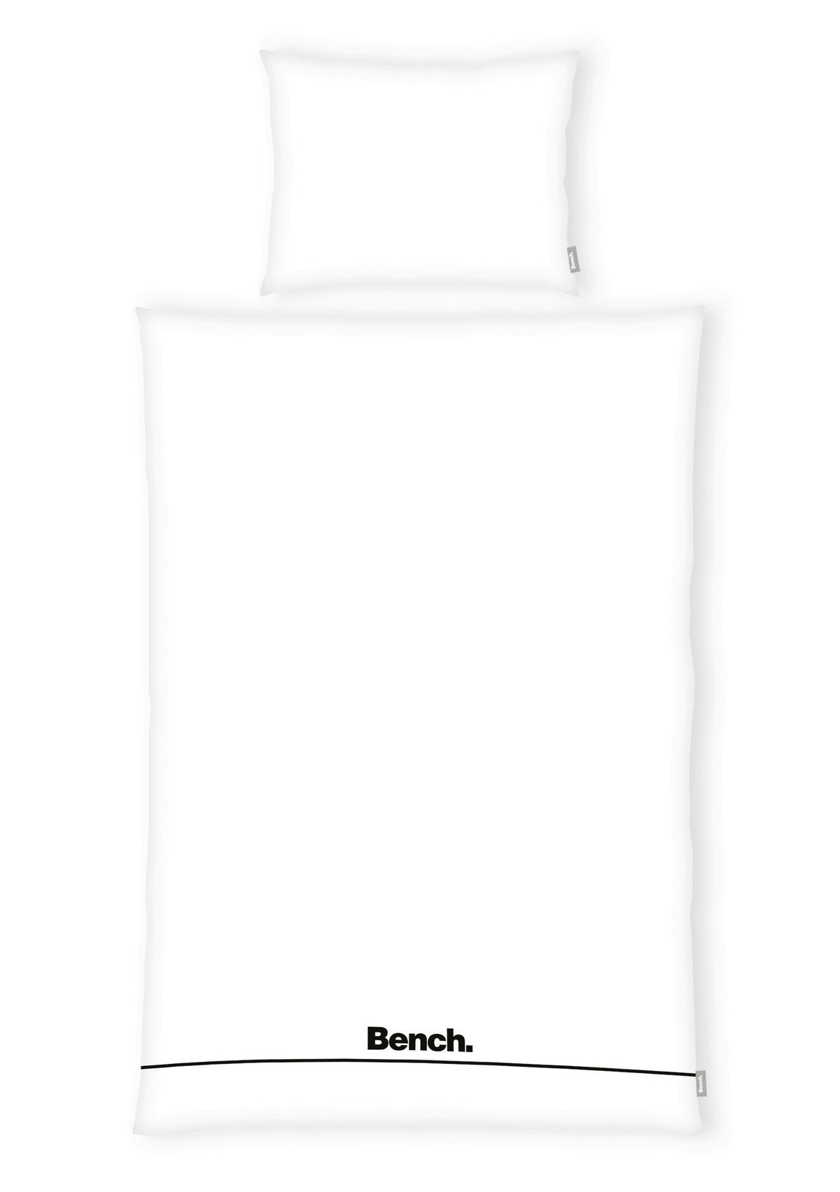 POSTELJINA ZA MLADE BENCH 140/200 cm renforcé tkanina crna, bela  - bela/crna, Konvencionalno, tekstil (140/200cm) - Bench