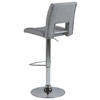 BARSKA STOLICA  svetlosiva   - boja hroma/svetlosiva, Dizajnerski, metal/tekstil (41,5/94-115/52cm) - Carryhome