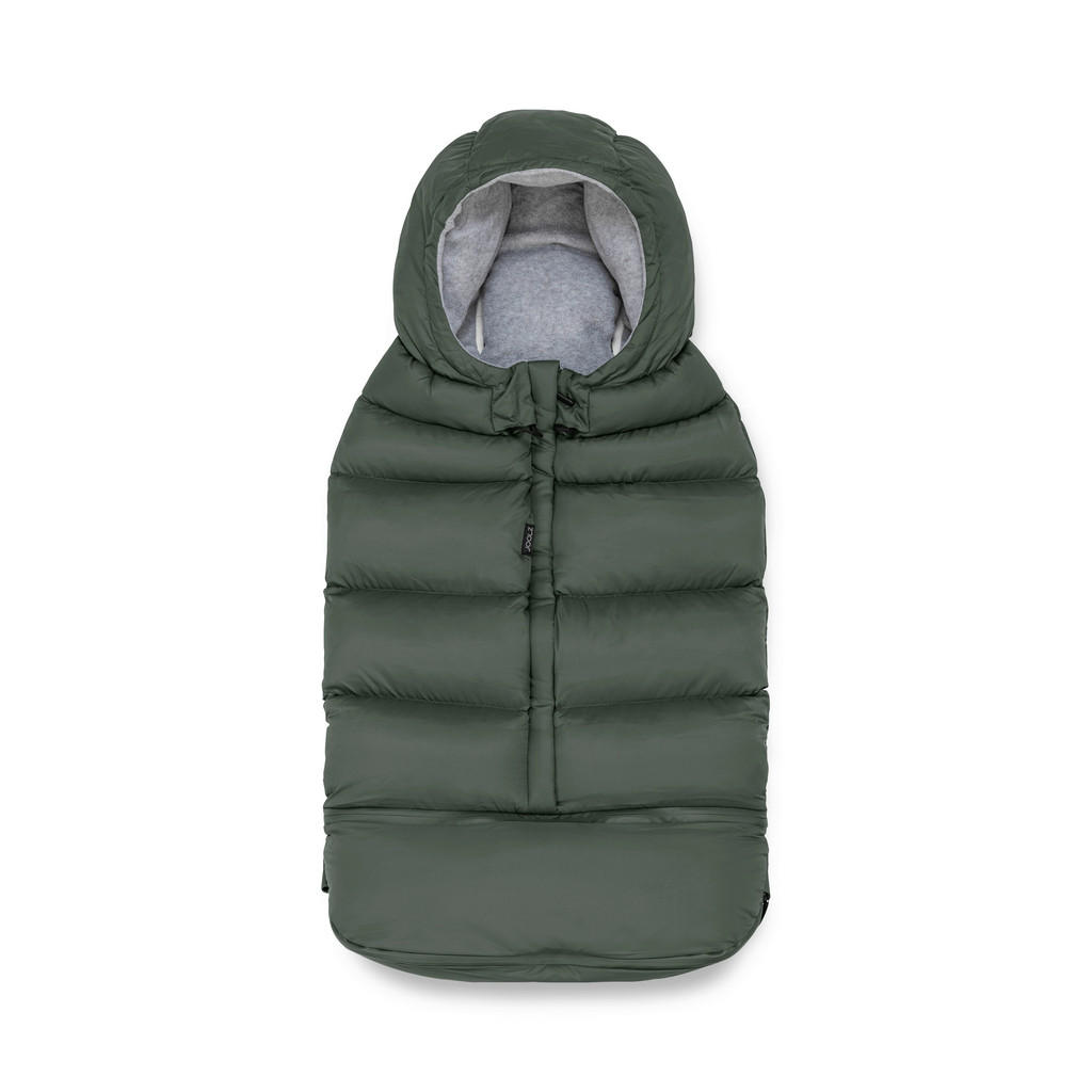 Thumbnail - Joolz FUßSACK Thermo Fußsack, Dunkelgrün, Textil, Füllung: Fleece, 100x43x10 cm, wasserabweisend, Winterfußsack, Baby on...
