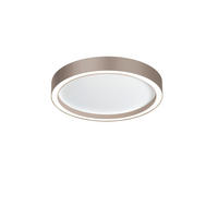 LED-DECKENLEUCHTE 30/4 cm    - Taupe/Weiß, Basics, Metall (30/4cm) - BOPP