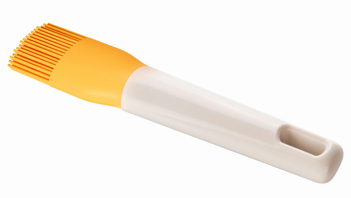 ŠTĚTEC NA GLAZOVÁNÍ - bílá/žlutá, Basics, plast (21/7/2,2cm) - Tescoma