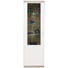 VITRINE in Eichefarben, Weiß - Eichefarben/Alufarben, KONVENTIONELL, Glas/Holzwerkstoff (60/197/40cm) - Xora VITRINE in Eichefarben, Weiß - Eichefarben/Alufarben, KONVENTIONELL, Glas/Holzwerkstoff (60/197/40cm) - Xora