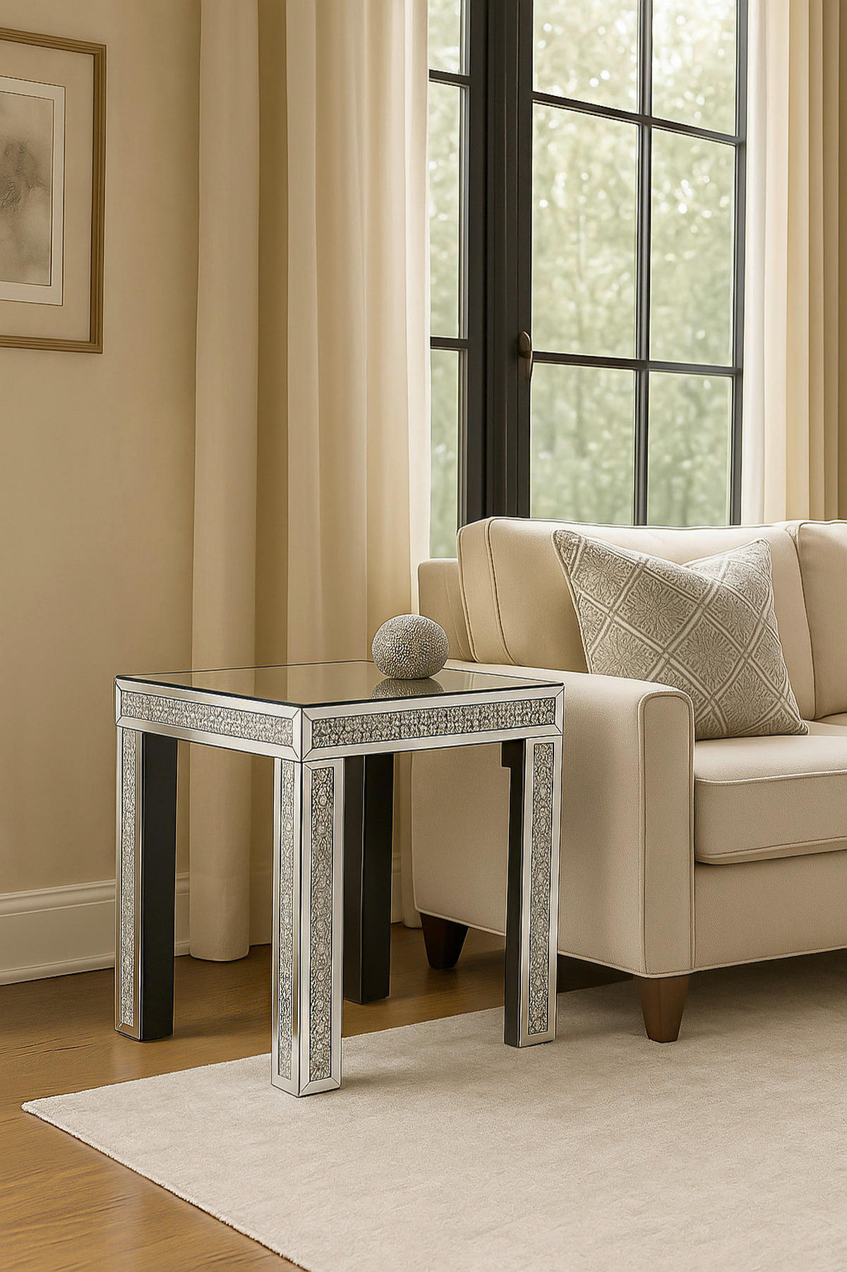 BEISTELLTISCH 40/40/50 cm Klar rechteckig  - Klar, Trend, Glas (40/40/50cm) - Boxxx