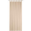 ZAVESA Z ZANKAMI POLO  pol prosojno  135/245 cm   - peščene barve, Konvencionalno, tekstil (135/245cm) - Boxxx