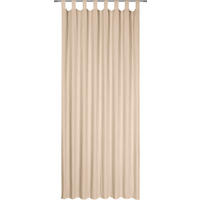 ZAVESA SA PETLJAMA ZA KAČENJE boja peska - boja peska, Osnovno, tekstil (135/245cm) - Boxxx