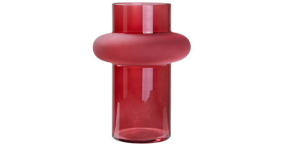 VASE 24.5 cm  - Rot, Design, Glas (18/24,5cm) - Ambia Home