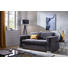 SCHLAFSOFA in Textil Schwarz - Silberfarben/Schwarz, KONVENTIONELL, Kunststoff/Textil (190/83/98cm) - Carryhome SCHLAFSOFA in Textil Schwarz - Silberfarben/Schwarz, KONVENTIONELL, Kunststoff/Textil (190/83/98cm) - Carryhome