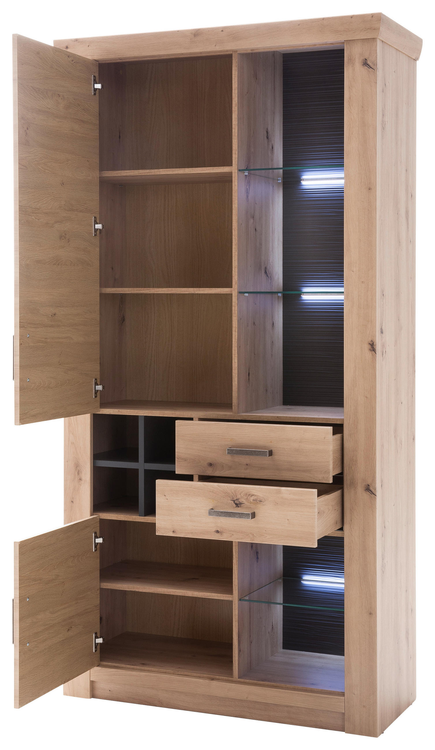 EINLEGEBODENBELEUCHTUNG LED-Leuchtmittel  - Silberfarben/Weiß, Design, Kunststoff (30/2/2cm) - Livetastic