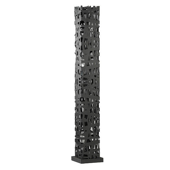 STEHLEUCHTE 22/103 cm    - Brombeere/Schwarz, Design, Metall (22/103cm)
