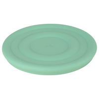 SILIKONDECKEL  - Salbeigrün, Design, Kunststoff (14,00/1,00/14,00cm) - Leonardo