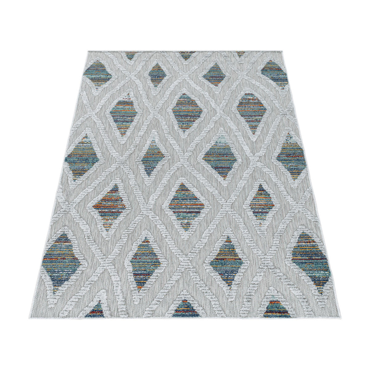 FLACHWEBETEPPICH 140/200 cm Multicolor  - Multicolor, Design, Textil (140/200cm) - Novel