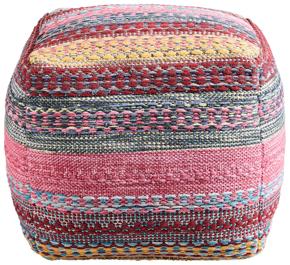 POUF Abstraktes 40/40/40 cm  - Multicolor, Trend, Textil (40/40/40cm) - Boxxx